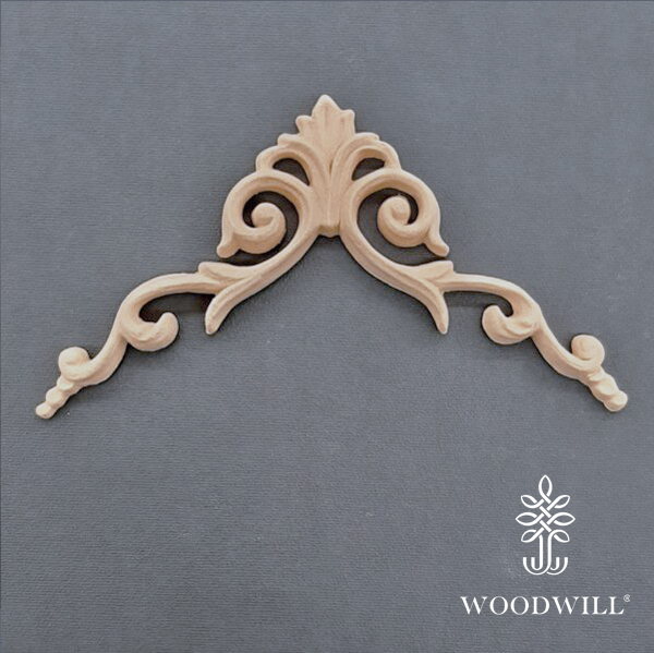 [801232] Wood Carving Decorative Corner 18cm. X 10cm