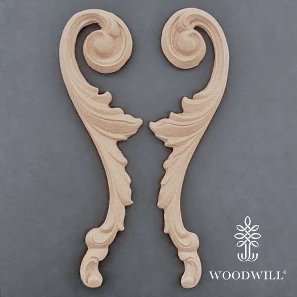 [801687] Decorative set of 2 Pieces 17cm. x 5cm