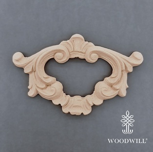 Wood Carving Decorative Center 13cm. X 8cm