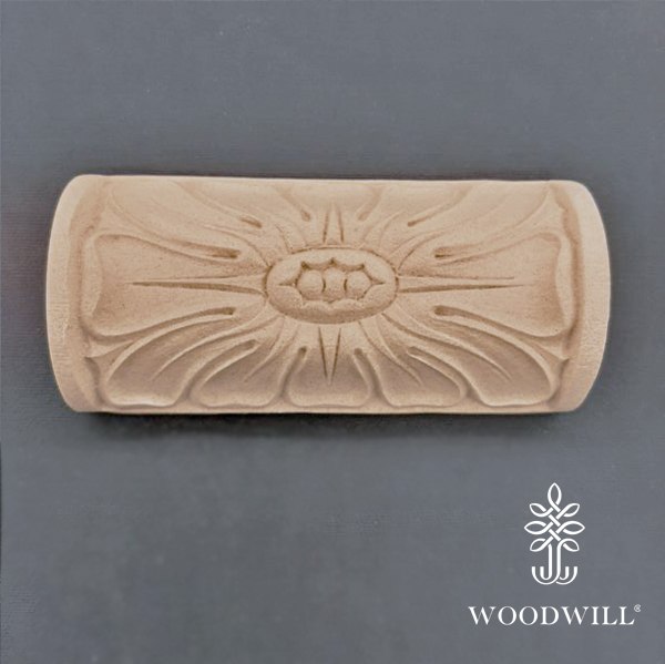 [801733] Wood Carved Decorative Column / Pillar 11cm. X 5cm