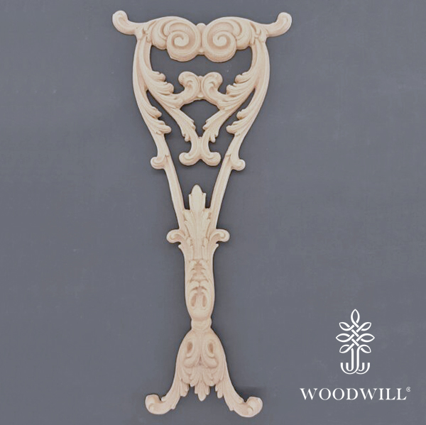 [801806] Wood Carved Decorative Column / Pillar 43 cm x 20 cm