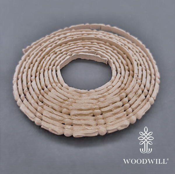 [8040502] Wood Carved Flexible Trimm ~ 215cm. X 0.4cm