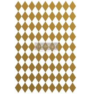 Decor Transfers® - Gold Harlequin