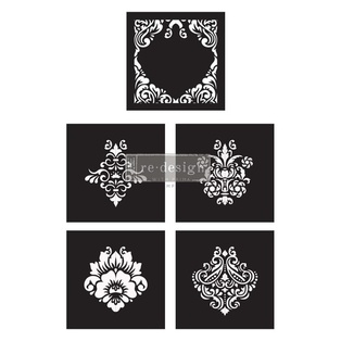 Decor Stencils® Cece - Mix & Style - Damask Elements