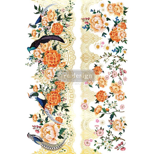 [655350657130] Decor Transfers® - Cece Pheasants &amp; Peonies