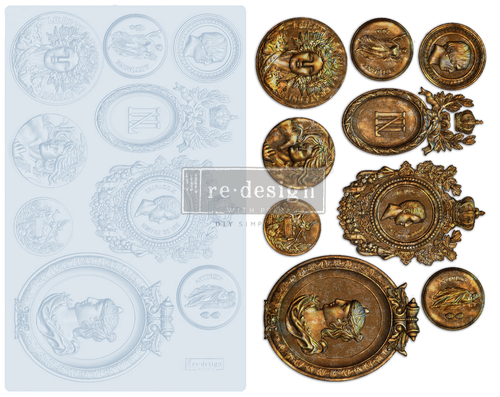 [655350647513] Redesign Décor Moulds® - Ancient Findings, 12,7 cm x 20,32 cm, 8 mm thickness 