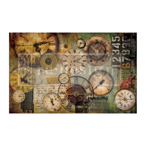 [655350660376] Decoupage Decor Tissue Paper 19x30 - Lost In Time