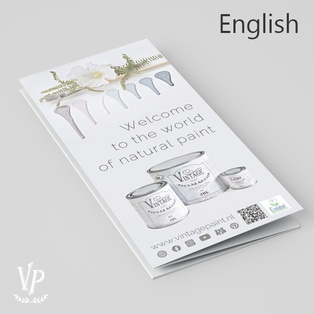 EN: Brochure - Vintage Paint - English 25 pcs