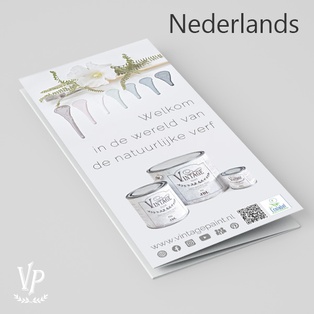 NL: Brochure - Vintage Paint - Dutch 25 pcs 