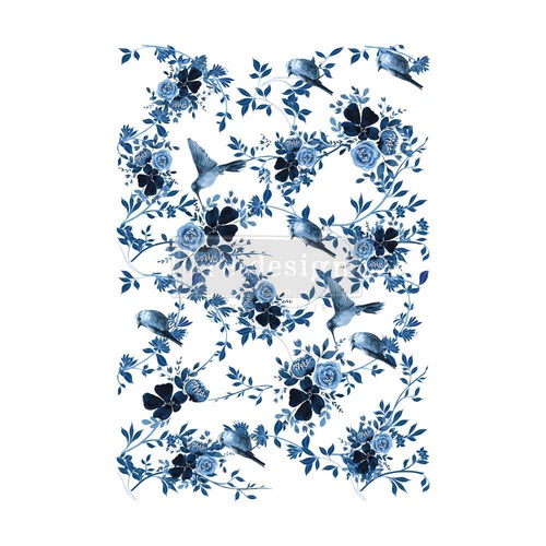 [655350656539] Decor Transfers® 24x35 - Pretty In Blue