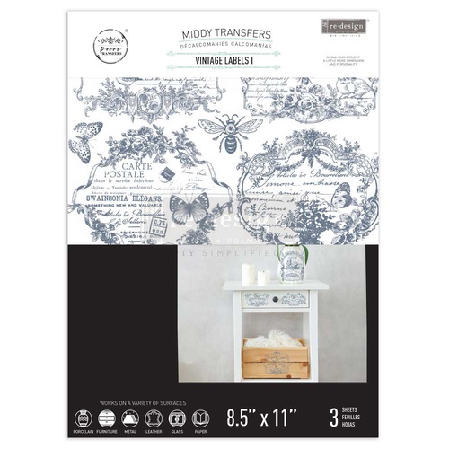 [655350662066] Middy Transfers® - Vintage Labels I