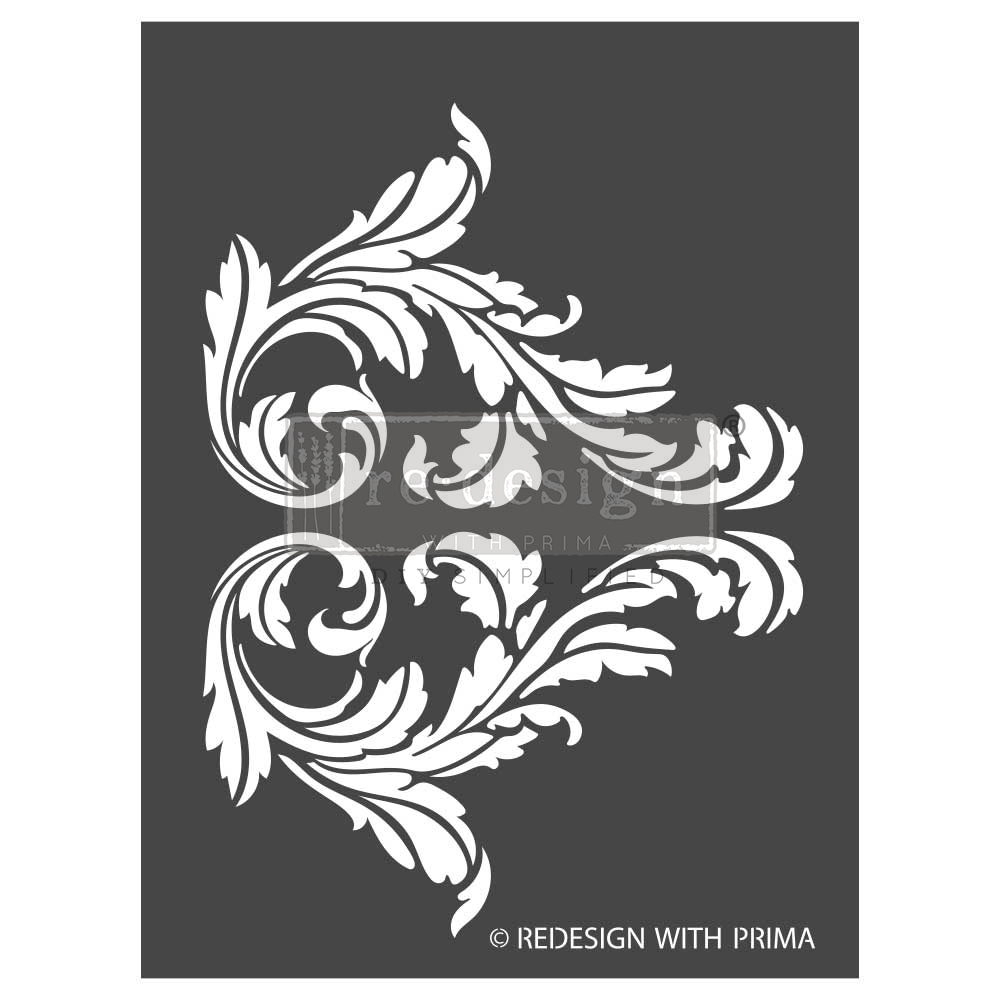 [655350666613] 3D Decor Stencils® - Splendid Scroll