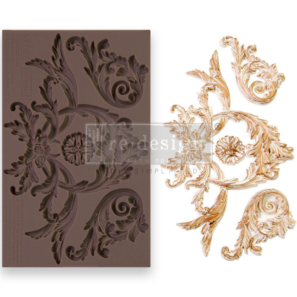 [655350667238] Decor Moulds® Kacha - Majestic Flourish