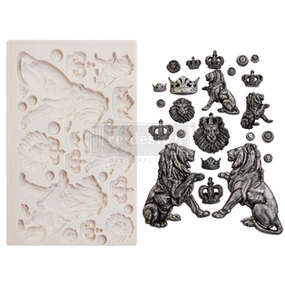 Finnabair - Moulds - REGAL LIONS - 1 pc - 12,7 cm x 20,32 cm