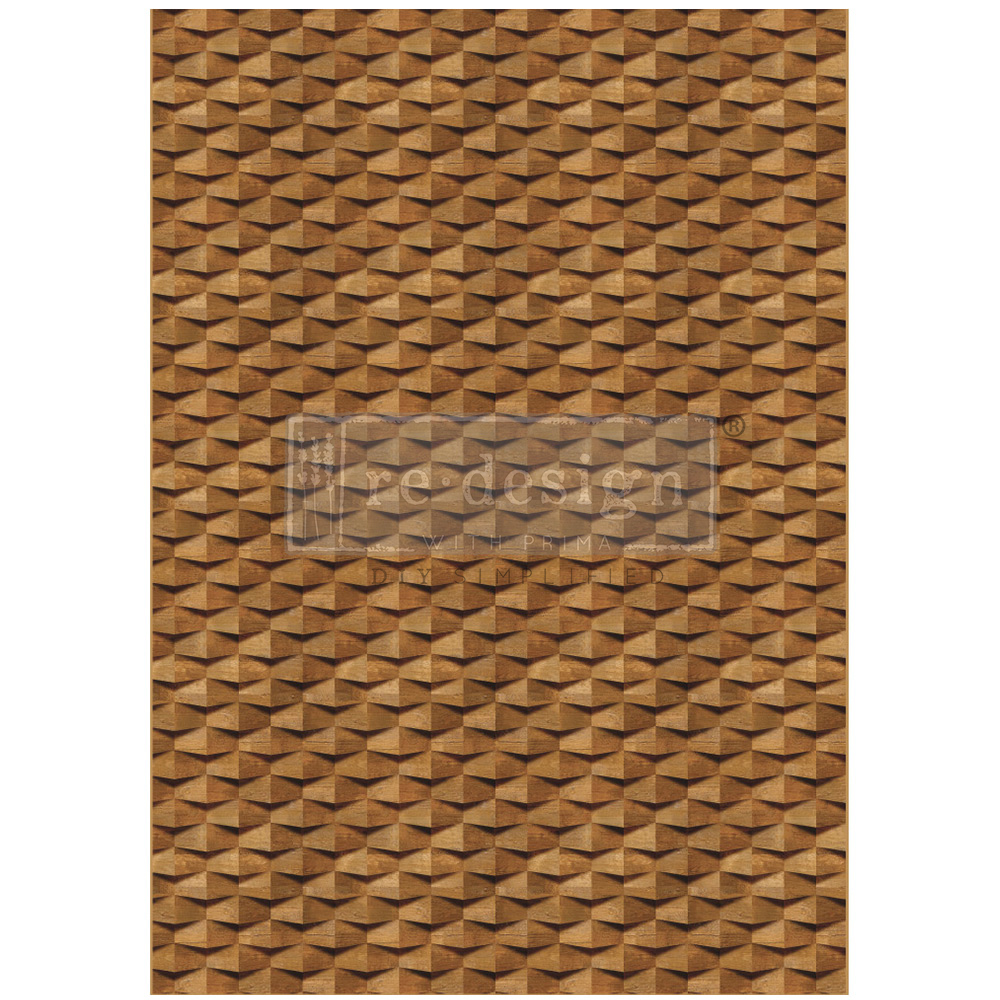 [655350669256] A1 Decoupage Fiber - Timber Luxe