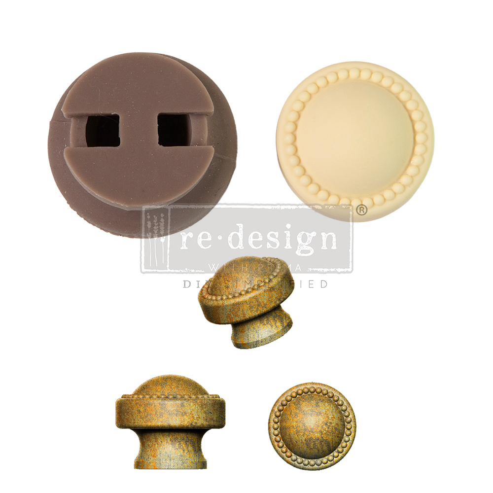 [655350668884] Cece Knob Mould - Pearl Inlay