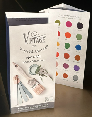 Impression numérique Nuancier de couleurs Vintage Paint  69 couleurs