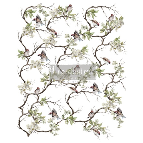 [655350645908] Redesign decor transfers blossom flight 3 sheets 25″x34″