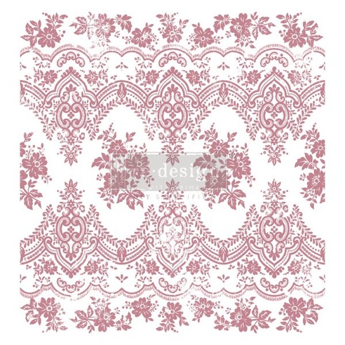 [655350649289] Redesign Decor Clear-Cling Stamps - Vintage Wallpaper
