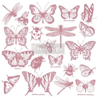 Redesign Decor Clear-Cling Stamps - Monarch Collection