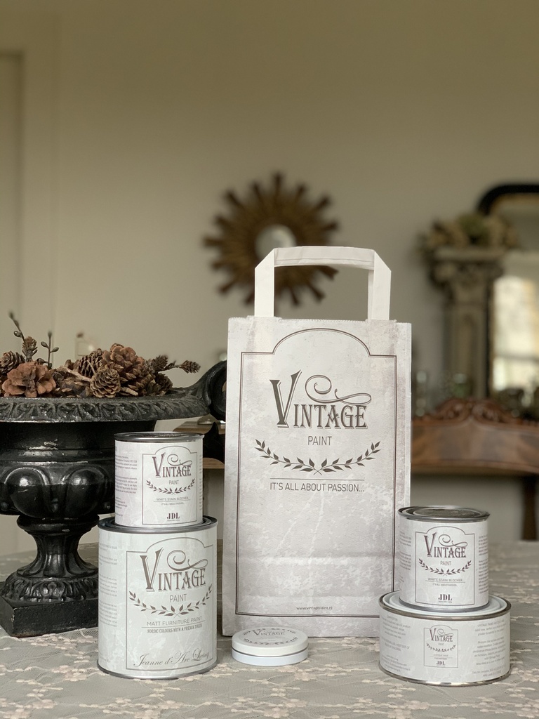 [590429] Paper Shopping Bag Vintage Paint - 5 liter