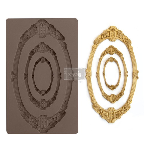 [655350637118] Redesign Décor Moulds® - Sicily Frame - 1 pc, 12,7 cm x 20,32 cm, 8 mm thickness